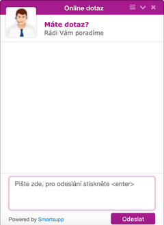 Live chat na e-shopu Originální Tonery.cz