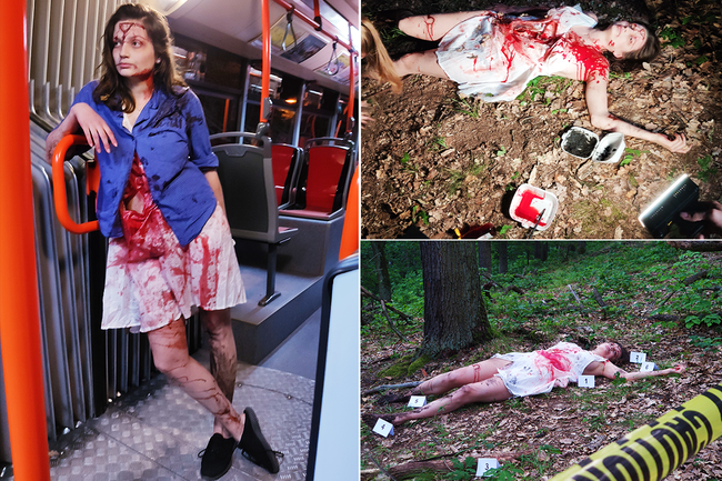 Mrtvola v lese, mrtvola při natáčení, mrtvola v autobusu Mrtvola v soutěži 48 Hour Film Project