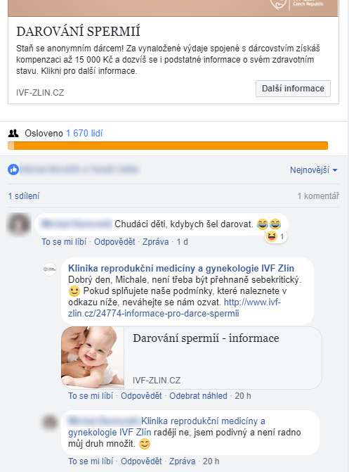 Odpověď IVF