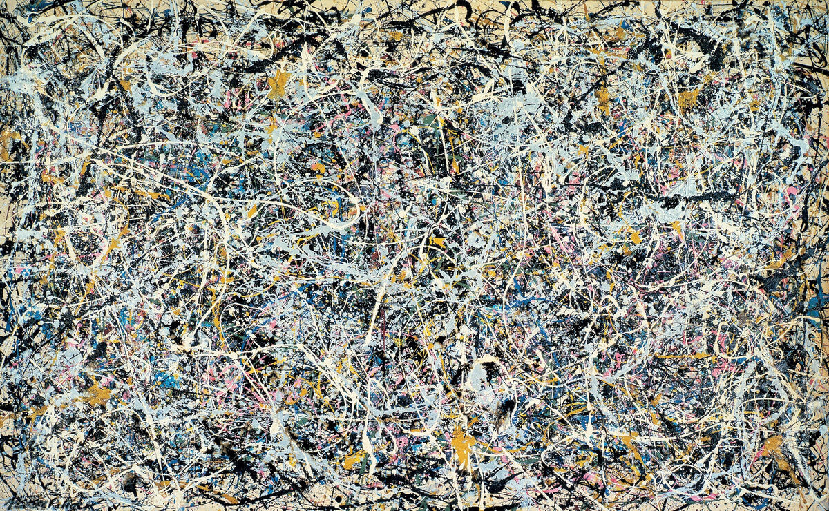 Abstraktního expresionismus v pojetí Jacksona Pollocka.